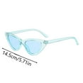 thumbnail image 2 of 1Pcs Lunettes de Soleil Rétro Étroites Œil de Chat Lunettes de Soleil Adaptées pour Plage Extérieur, 2 of 2