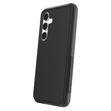 onn. Slim Rugged Phone Case for Samsung Galaxy S24 FE - Black
