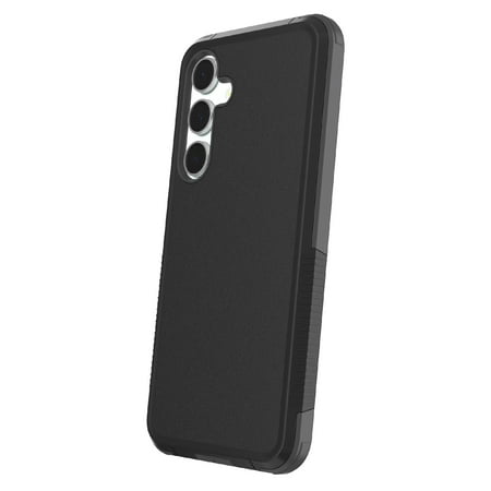 onn. Slim Rugged Phone Case for Samsung Galaxy S24 FE - Black