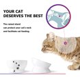thumbnail image 3 of 12 Oz Ceramic Pet Food Bowl, Anti Slip Feet, Set Of 2, White, 3 of 7