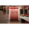thumbnail image 5 of DreamLine Unidoor Plus 59 1/2 - 60 in. W x 72 in. H Frameless Hinged Shower Door in Brushed Nickel, 5 of 11