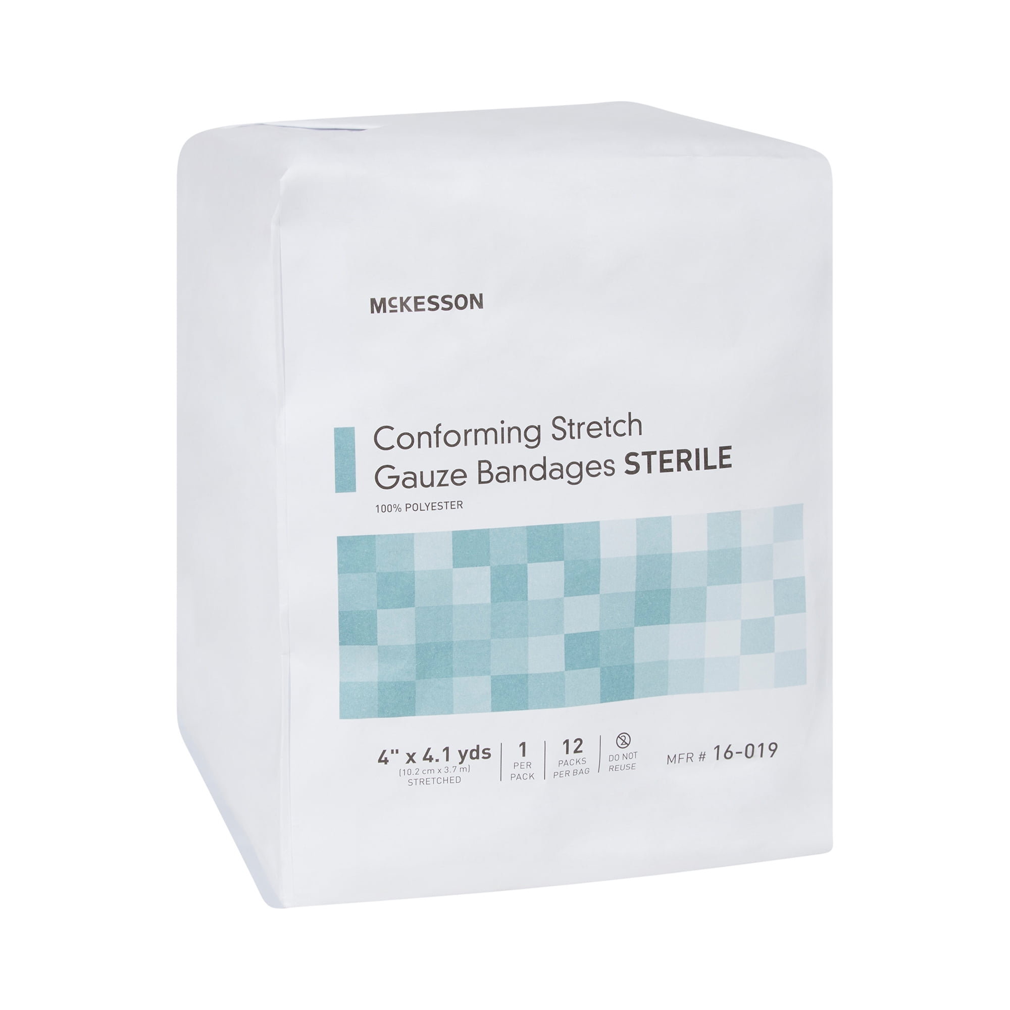 McKesson Conforming Stretch Gauze Bandages, Sterile - 4 in x 4.1 yd, 96 Ct