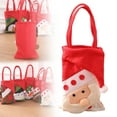 thumbnail image 2 of AUDeals Christmas Gift Bags with Handles Festive Red Holiday Treat Bags for Kids, Candy Favors, Xmas Party Supplies, 2 of 7