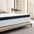 Full Size Mattress, JIAVA 12" Medium Memory Foam and Hybrid Innerspring Mattress for Adult, Pressure Relief