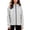 White, variant on Kezqiaxn Womens Zip up Hoodies Long Sleeve Casual Workout Sweatshirt with Pockets Fall Plus Size Women Clothing Brown XXXL