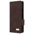 thumbnail image 5 of For Samsung Galaxy Z Fold 3 Wallet Case with RFID Blocking Credit Card Holder, PU Leather Folio Flip Kickstand Protective Shockproof Cover Women Men for Samsung Galaxy Z Fold 3 Phone case,Brown, 5 of 14