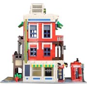 'The Corner Store Emporium' Modular Building Blocks Set an Urban Architect's Dream Brick Building Kit