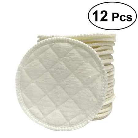 

12pcs Reusable and Washable Leakproof Nursing Pads Ultra Absorbent Ecological Cotton Antibacterial Breast Feeding Pads Bra Inserts