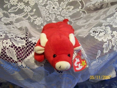 tabasco the bull beanie baby value