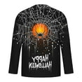 thumbnail image 4 of FDGIU Men's Halloween Graphic Tees Men Casual Round Neck Long Sleeve Pullover Halloween Printed T-Shirt Blouse Tops Casual Shirts, 4 of 5
