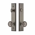 thumbnail image 2 of Grandeur Carr  Tall Plate Single Cylinder One Piece Knobset with Soleil Knob, 2 of 6