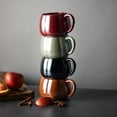 thumbnail image 2 of Thyme & Table 4-Pack 16oz Pumpkin Pearl Coffee Mugs, 2 of 11