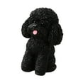 thumbnail image 4 of Estatua para perros sentado Jardín Puppy Sculpture Remouge recolectando una linda decoración interior al aire libre Figura de animales para sala de Negro, 4 of 8