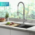 thumbnail image 4 of KRAUS Oletto Touchless Sensor Commercial Pull-Down Single Handle Kitchen Faucet with QuickDock Top Mount Assembly in Spot Free Stainless Steel, 4 of 18