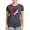 Charcoal Heather, variant on CafePress - Pepsi Varsity Badge 3 Women's Dark T Shirt - Women's Traditional Fit Dark T-Shirt