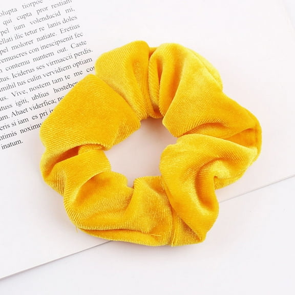 LABSERRON Elastic Hair Ties Velvet Assorted Color Women 5Pcs