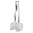 thumbnail image 2 of Pinzas para voltear hamburguesas para la cocina - Espátula doble de acero inoxidable, 2 of 5