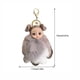 thumbnail image 3 of HWRETIE - Lindo llavero de peluche de zorro para llaves de coche,regalo para parejas,juguete de piel auténtica para bolsos y decoración, 3 of 8