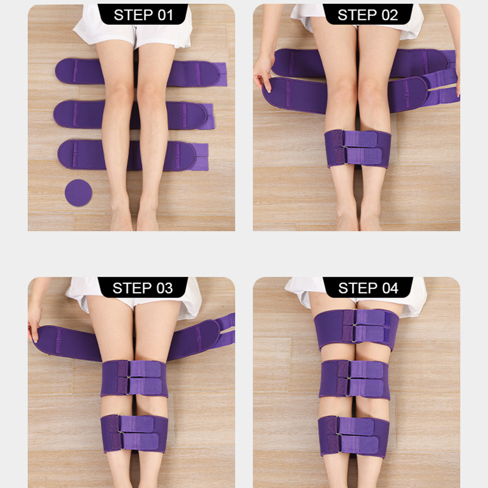 X O Leg Alignment Support Bands Adjustable Compression Straps For Comfortable Fit And Daily Postures Correction