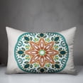 thumbnail image 3 of Creative Products Blue Orange Decorative Medallion 14x20 Indoor / Outdoor Pillow, 3 of 3