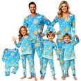 thumbnail image 6 of Grblisyd Halloween Pajamas for Family Long Sleeve Loungewear Set for Men Women Kids Boy Girl Sleepwear, 6 of 6