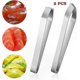 thumbnail image 2 of Stainless Steel Kitchen Tweezers Set of 2 Flat Fish Pliers for Cooking and Baking Chef Tools with Angled Design, 2 of 5