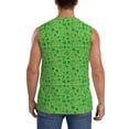 thumbnail image 4 of Balery St Patrick's Day Camisetas sin mangas para hombre, absorbe la humedad y protege contra el mal olor.-Medium, 4 of 7