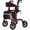 RED, variant on Walkers for Seniors, Rollator Walker with Seat, 350 lb Weight Capacity, 18" Big Seat, 8" All-Terrain Wheels, 6-Level Adjustable Height, Lightweight Aluminum Frame Rollator Walkers for Seniors (Gray)