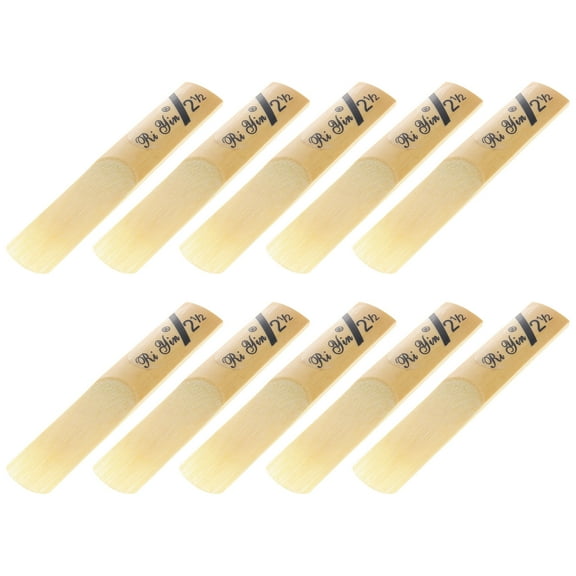 10pcs B Clarinet Reeds Strength Woodwind Instrument Parts Musical Instrument Accessories for Clarinetist