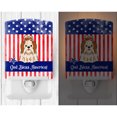 thumbnail image 2 of Caroline's Treasures BB3082CNL PatrioticShih Tzu Red White Ceramic Night Light, 6x4x3", multicolor, 2 of 2