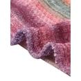 thumbnail image 5 of Summer Boho Maxi Dress for Women Striped Crew Neck Split Cocktail Party Club Bodycon Tank Dress XS Multicolor, 5 of 6