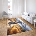 thumbnail image 4 of Welcome Fall Western Cowboy Cane Corso Enjoys Majestic Autumn Indoor Rug Italian Mastiff Dog Lover Gifts Idea Carpet Living Bed Room Sofa Home Decor - 01007, 4 of 5