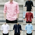 thumbnail image 6 of Men\'s Classic Fit Long Sleeve Wrinkle Resistant Button Down Dress Shirt, 6 of 9