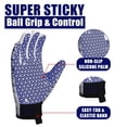 thumbnail image 3 of Guantes de fútbol GIAMZONP Youth Sticky Wide Receiver para niños, 3 of 7