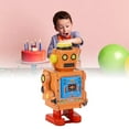 thumbnail image 1 of Robot Vintage De Cuerda, Robot De Cuerda De Hojalata Con Resorte Clásico Retro, De Para Coleccionar, Decoración Del Hogar, Navidad, Regalos, Fiestas, Cumpleaños, 1 of 7