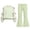 Green, variant on Ixbnca Girls 2PCS Outfits Bow Long Sleeve Sweatshirts Pull on Flare Pants Lounge Clothes Size 5-15 Years