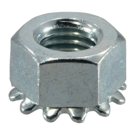 

5/16 -24 Zinc Plated Grade 2 Steel Fine Thread Kep Lock Nuts (12 pcs.)