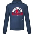 thumbnail image 2 of Men's Levelwear Navy Boston Red Sox Relay Banner Arch Pullover Hoodie, 2 of 3