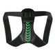 thumbnail image 4 of Cinturón corrector de postura con flecha verde Soporte de hueso de pescado de plástico Corrector sentado jorobado para el hogar Negro M YUNYI BRAND Deportes, 4 of 8