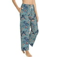 thumbnail image 2 of Haiem Underwater Animals and Flowers Women's Pajama Pants Ultra Lightweight Pjs Bottoms Sleepwear Bottom Pants With Pocket Drawstring-XX-Large, 2 of 9