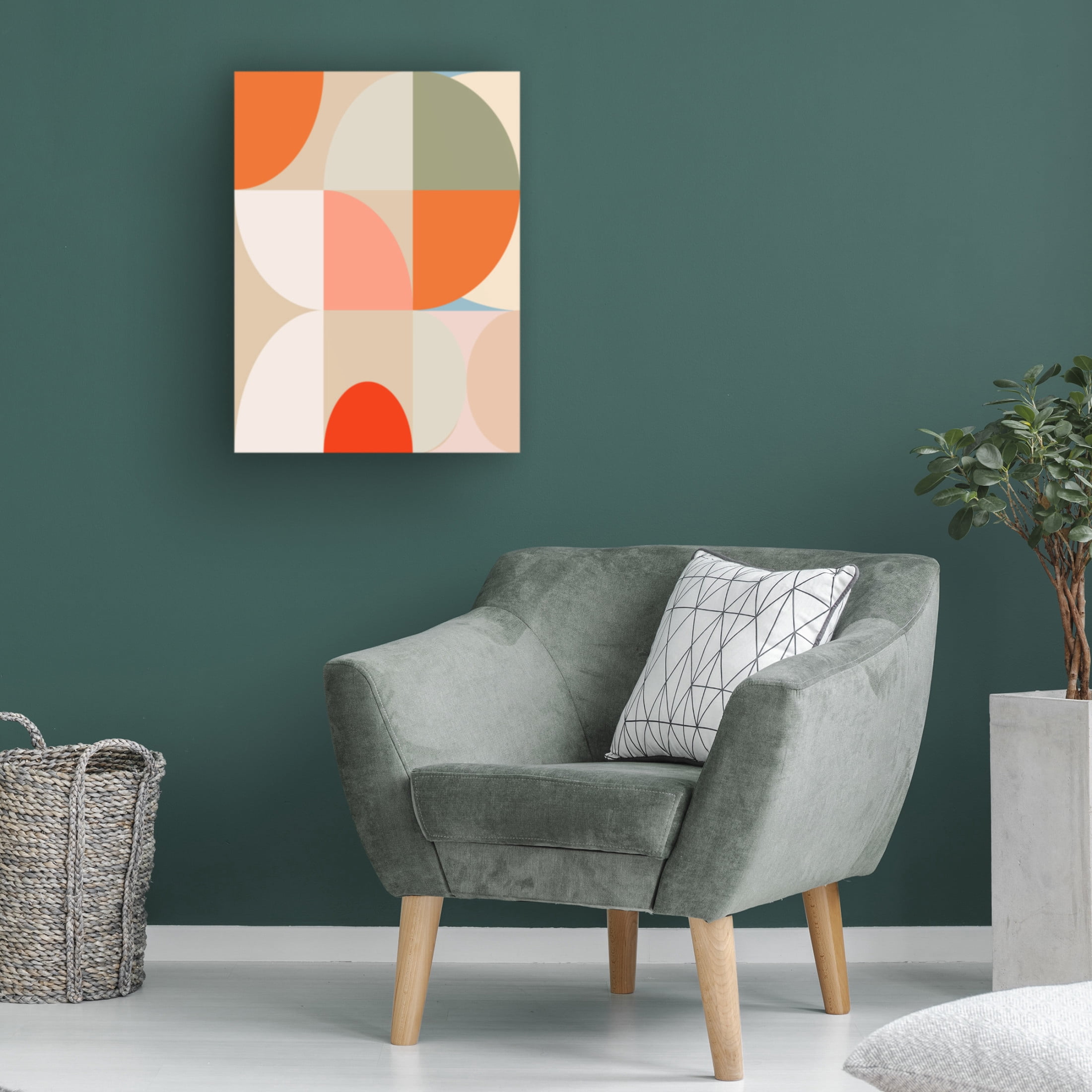 Trademark Fine Art Ana Rut Bre Mid Century Pastel 12 Canvas Wall Art