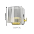 thumbnail image 3 of Storage Rack Toothbrush Holder with Rinse Cup Non-Punching Wall Mount Storage Rack for Bathroom Organization(White,1-Piece) Rkxzt, 3 of 9