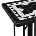 thumbnail image 4 of vidaXL Mosaic Side Table Black and White Ceramic, 46711, 4 of 7