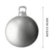 thumbnail image 3 of Globo Bola inflable navideña de 60 cm para decoración exterior de árboles y jardines, color plata (1 unidad) Rkxzt, 3 of 8