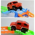 thumbnail image 3 of Vagón eléctrico luminoso con pistas mágicas, luces intermitentes transparentes, coche de juguete para niños, 3 of 6