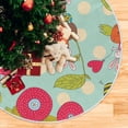 thumbnail image 5 of FMSHPON Easter Cute Bunny Xmas Christmas Tree Skirt Stand Mat for Holiday Party Decoration Indoor Outdoor 36 inches, 5 of 6