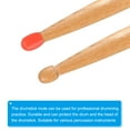 thumbnail image 5 of Drum Mute Drumstick Silent Tip Drum Dampener Silicone Rubber Practice Percussion Tips Mute Red 10 Pack, 5 of 6
