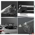 thumbnail image 4 of Lockable Roof Rack Cross Bars Carrier for Audi Q5 SQ5 2.gen 2018-2025 Gray 2Pcs, 4 of 12