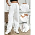 thumbnail image 3 of SWQZVT Womens Cargo Sweatpants Baggy High Waisted Joggers Sweat Pants Athletic Pants with Pockets, 3 of 9