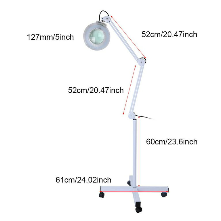 Adjustable Height Beauty Salon 5x 8x Magnifying Glass Floor Magnifier Lamp  Led Light For Eyelash Extension Aesthetics $20 - Wholesale China Beauty  Salon Led Light Magnifying Floor Lamp at factory prices from